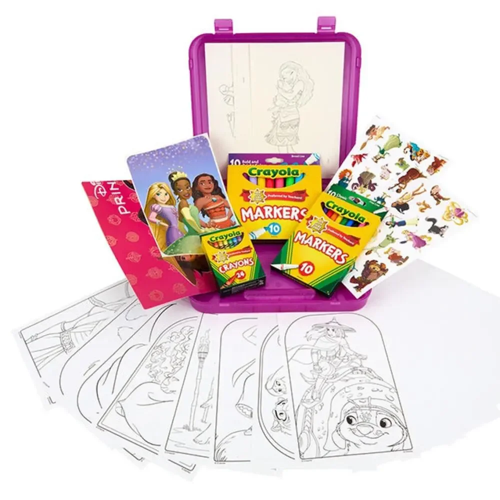 Crayola Art Case, 75 Pieces | Disney Princess | 2.25